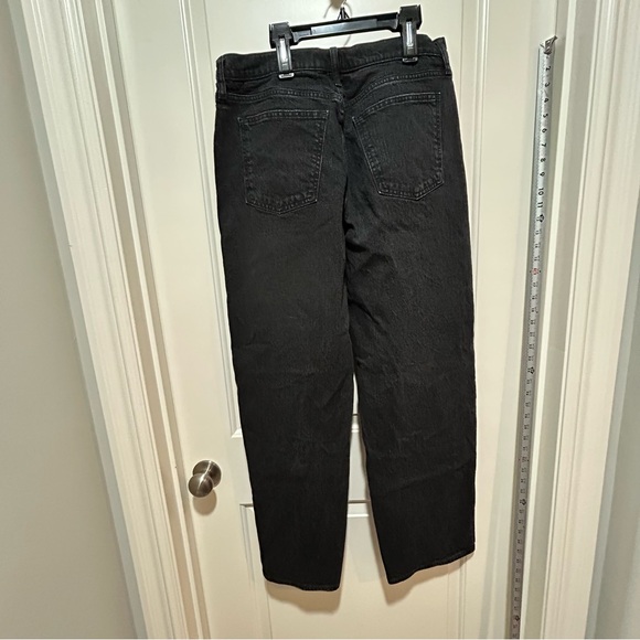 Universal Thread women’s size 10R Mid Rise style 90s Baggy black Jeans. Sequins - Picture 2 of 11